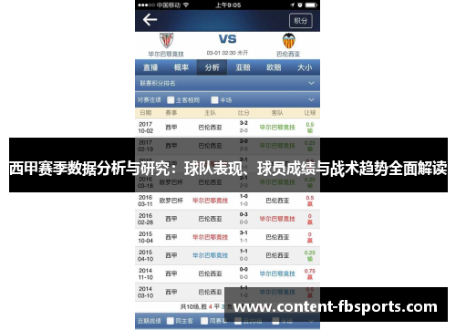 西甲赛季数据分析与研究:球队表现、球员成绩与战术趋势全面解读 西甲赛季数据分析与研究:球队表现、球员成绩与战术趋势全面解读
